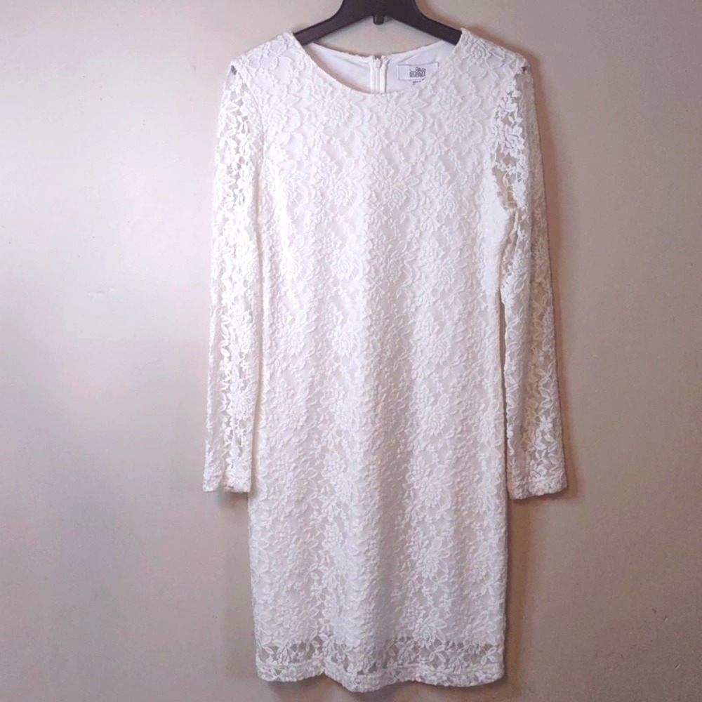 Belle Badgley Mischka Dresses Ivory Lace Lana Dress 14 - Picture 3 of 11